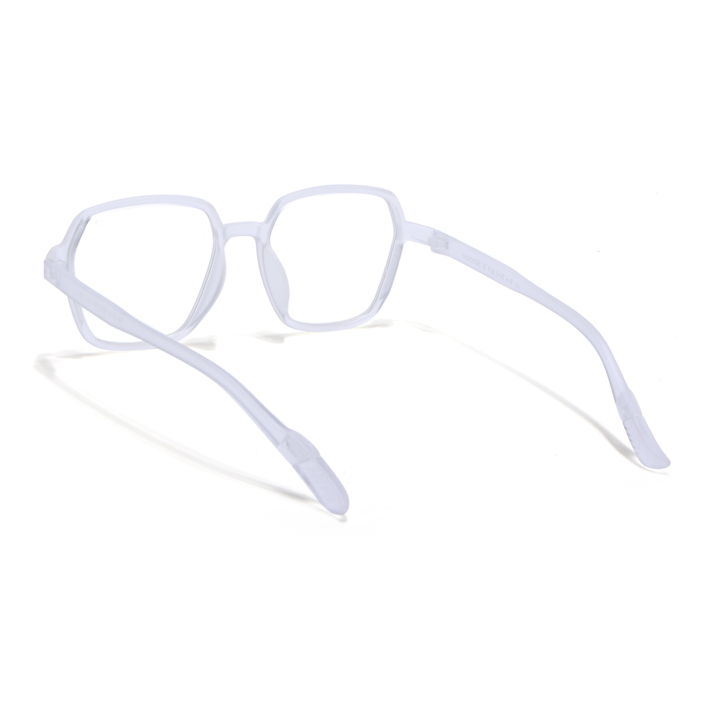 Voyage Air Transparent Square Eyeglasses for Men & Women (TR1018MG4394-C2)
