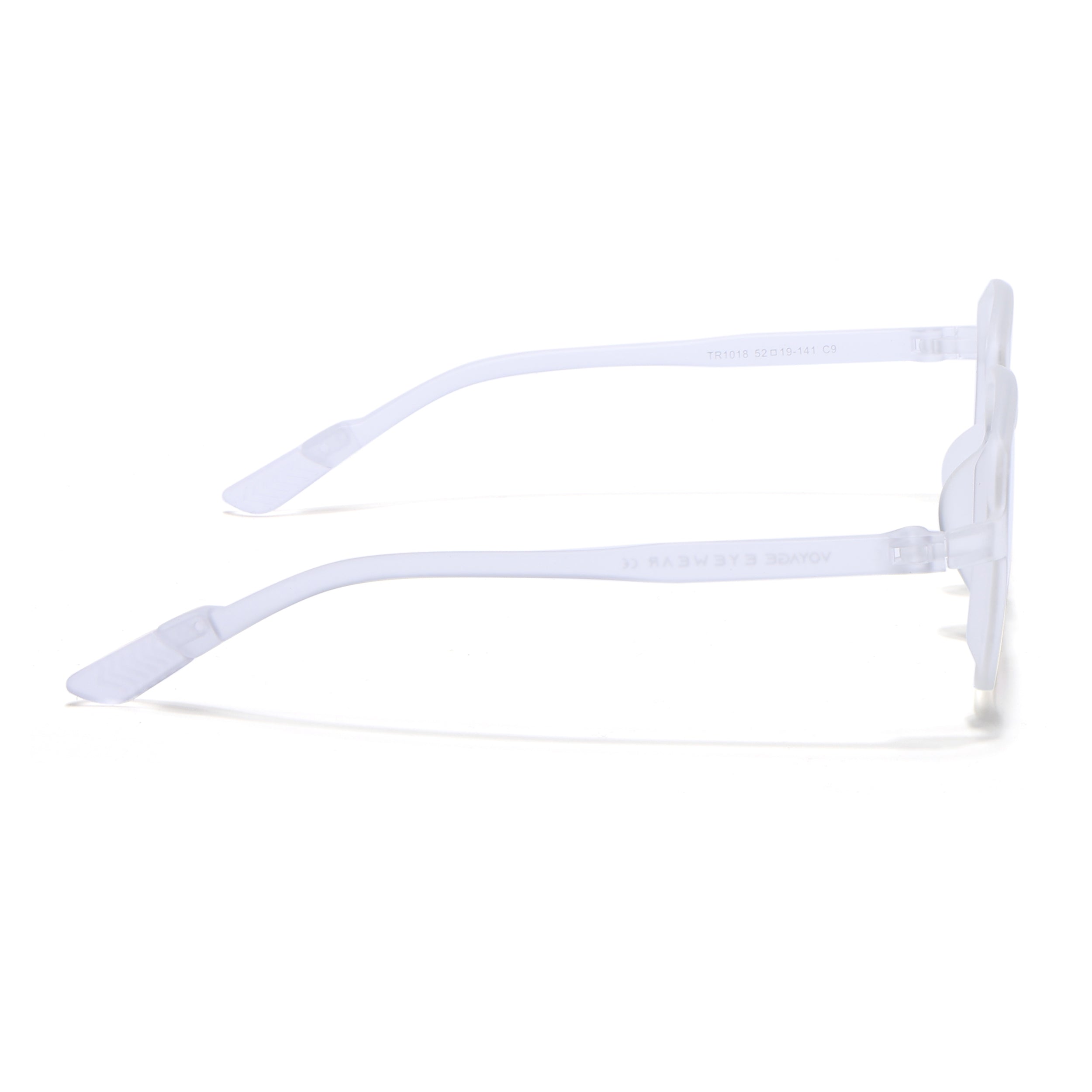 Voyage Air Transparent Square Eyeglasses for Men & Women (TR1018MG4394-C2)