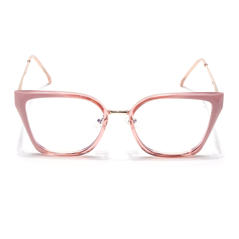 Voyage Glam Pink Cateye Eyeglasses for Women (TR3003MG5139-C4)