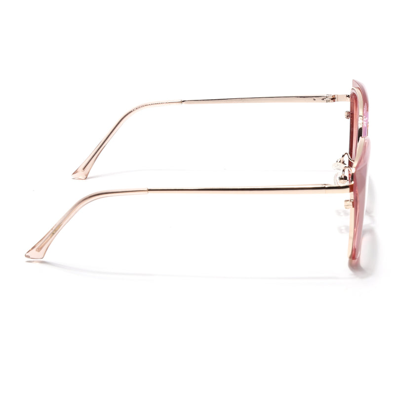 Voyage Glam Pink Cateye Eyeglasses for Women (TR3003MG5139-C4)