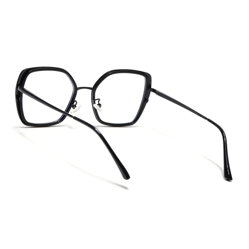 Voyage Glam Black Cateye Eyeglasses for Women (TR3010MG5140-C1)