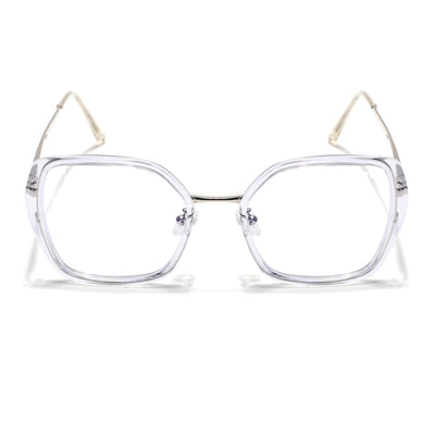 Voyage Glam Transparent Cateye Eyeglasses for Women (TR3010MG5141-C2)