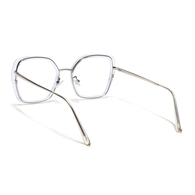 Voyage Glam Transparent Cateye Eyeglasses for Women (TR3010MG5141-C2)