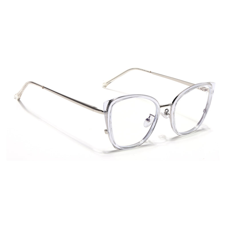 Voyage Glam Transparent Cateye Eyeglasses for Women (TR3012MG5145-C2)