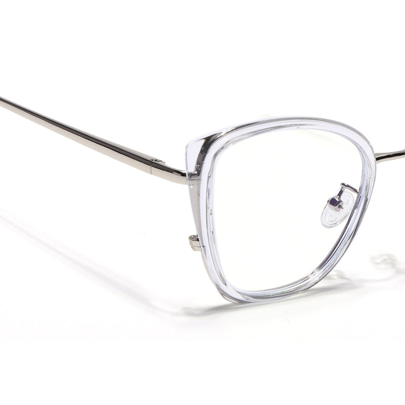 Voyage Glam Transparent Cateye Eyeglasses for Women (TR3012MG5145-C2)