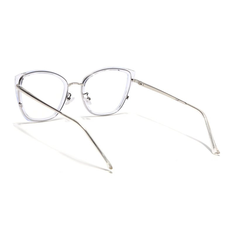 Voyage Glam Transparent Cateye Eyeglasses for Women (TR3012MG5145-C2)