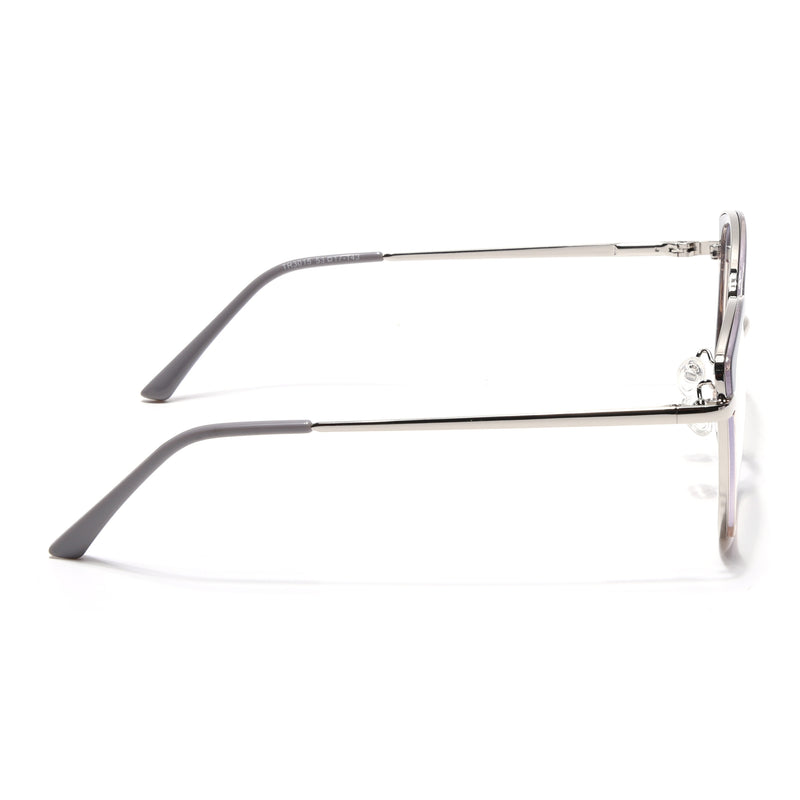 Voyage Glam Grey & Golden Cateye Eyeglasses for Women (TR3015MG5149-C2)