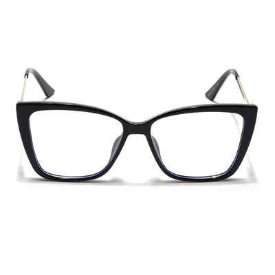 Voyage Glam Black Cateye Eyeglasses for Women (TR5046MG4011-C1)