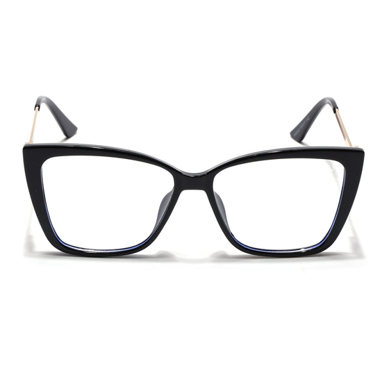 Voyage Glam Black Cateye Eyeglasses for Women (TR5046MG4011-C1)