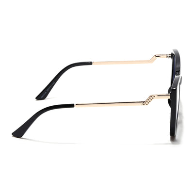 Voyage Glam Black Cateye Eyeglasses for Women (TR5046MG4011-C1)