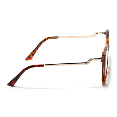 Voyage Glam Demi Brown Cateye Eyeglasses for Women (TR5046MG4015-C5)