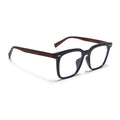 Voyage Black Square Eyeglasses for Men & Women (TR75239MG3858-C1)
