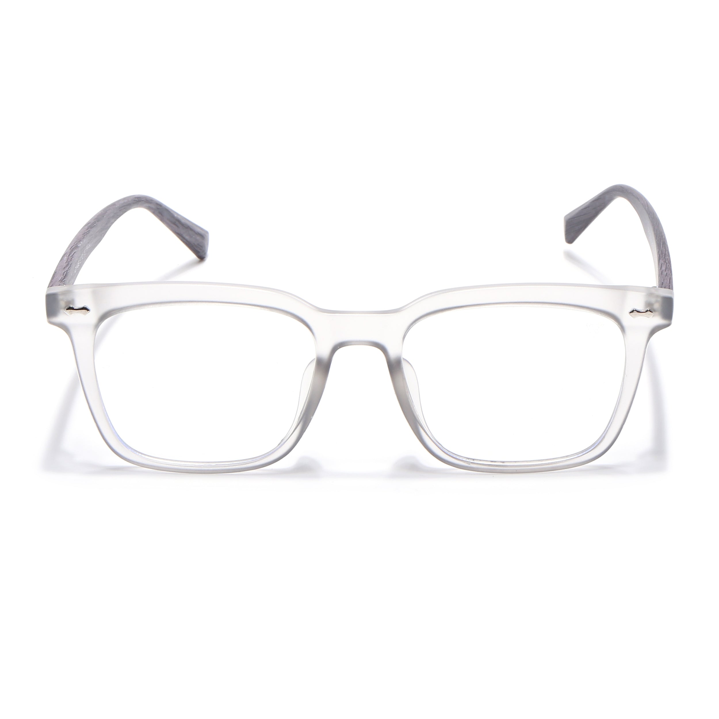 Voyage Grey Square Eyeglasses for Men & Women (TR75239MG3860-C2)