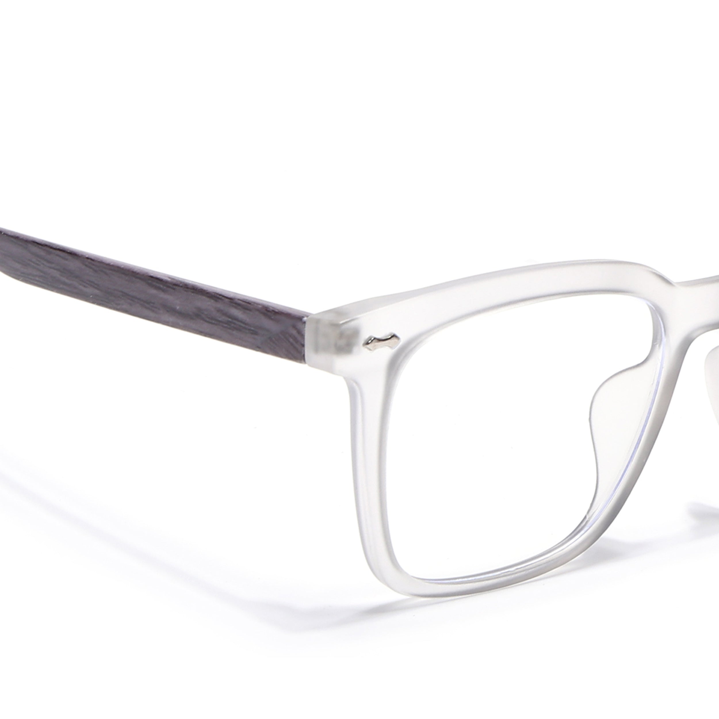 Voyage Grey Square Eyeglasses for Men & Women (TR75239MG3860-C2)