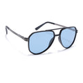 Aviator Polarized Sunglasses for Men & Women (Grey Lens | Black Frame - PMG5535)