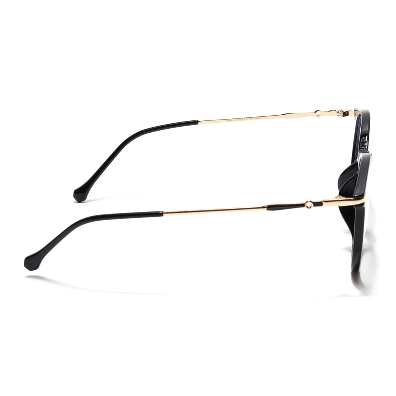 Voyage Glam Black Round Eyeglasses for Men & Women (TR8297MG4963-C1)