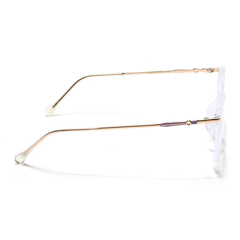Voyage Glam Transparent Round Eyeglasses for Men & Women (TR8297MG4964-C2)