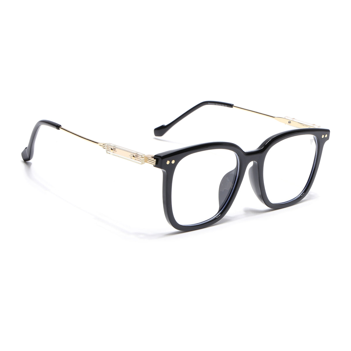 Voyage Black Square Eyeglasses for Men & Women (TR83022MG3861-C1)