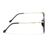 Voyage Black Square Eyeglasses for Men & Women (TR83022MG3861-C1)