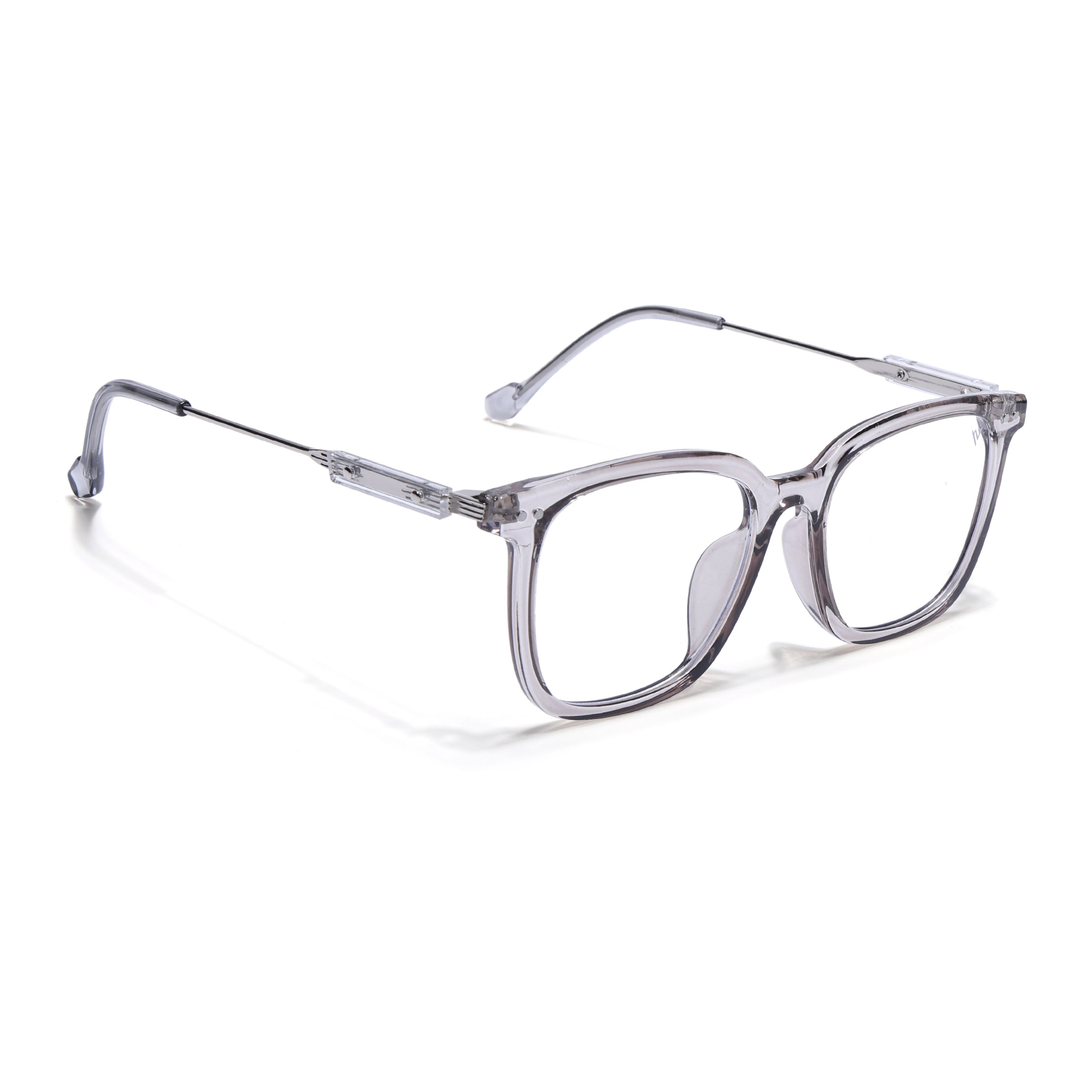 Voyage Grey Square Eyeglasses for Men & Women (TR83022MG3862-C3)