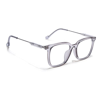 Voyage Grey Square Eyeglasses for Men & Women (TR83022MG3862-C3)