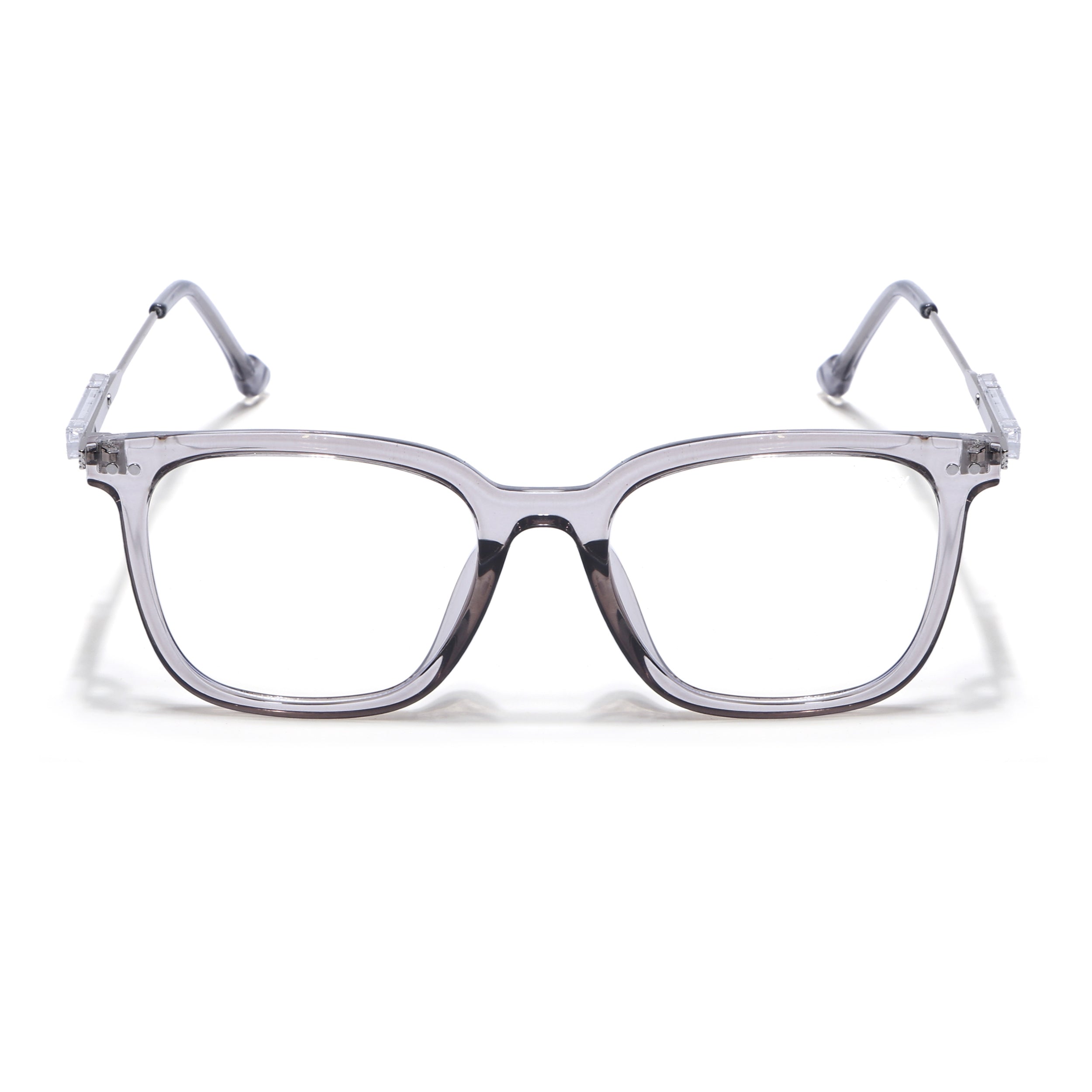 Voyage Grey Square Eyeglasses for Men & Women (TR83022MG3862-C3)