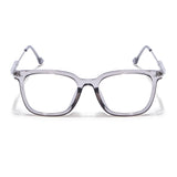 Voyage Grey Square Eyeglasses for Men & Women (TR83022MG3862-C3)
