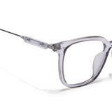 Voyage Grey Square Eyeglasses for Men & Women (TR83022MG3862-C3)