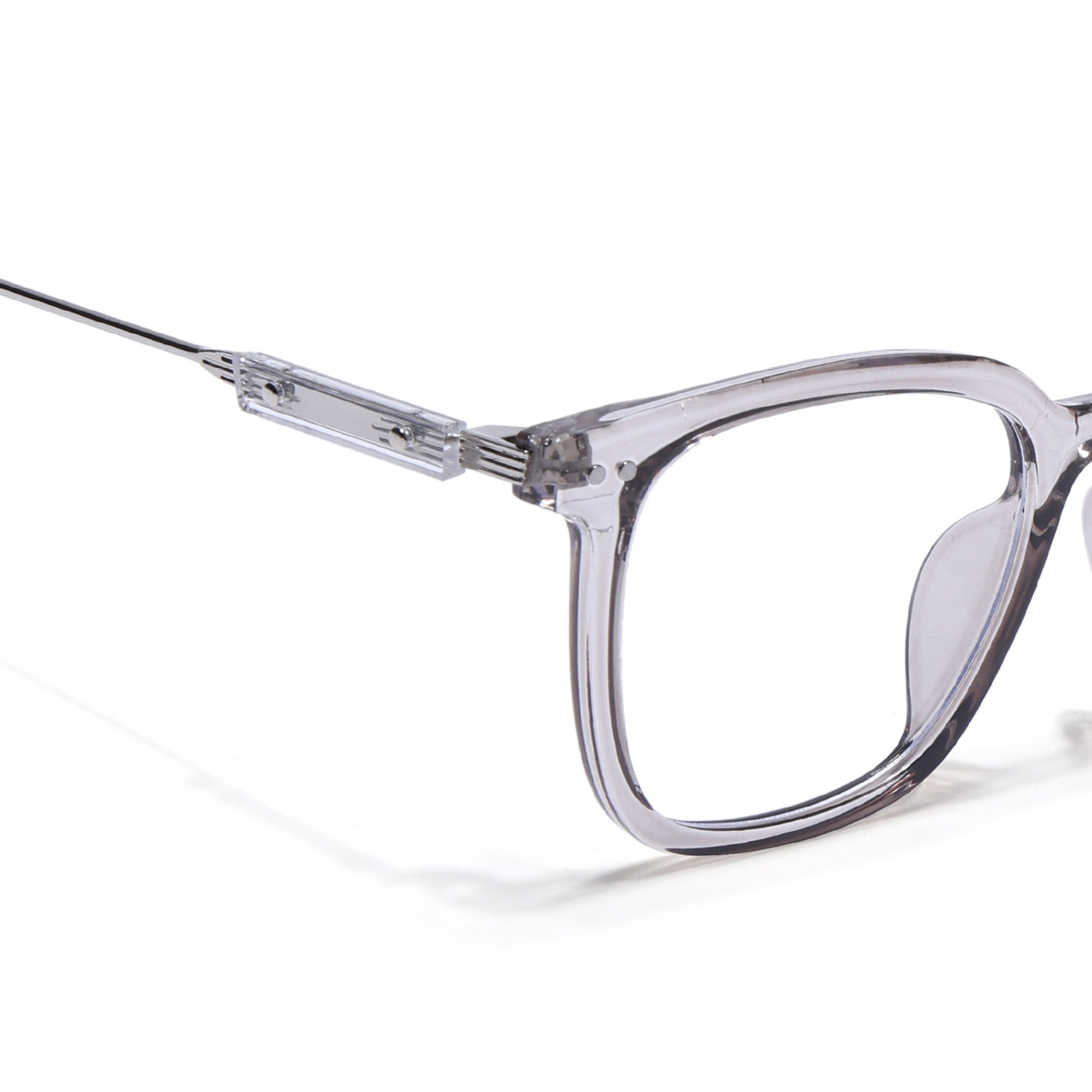 Voyage Grey Square Eyeglasses for Men & Women (TR83022MG3862-C3)