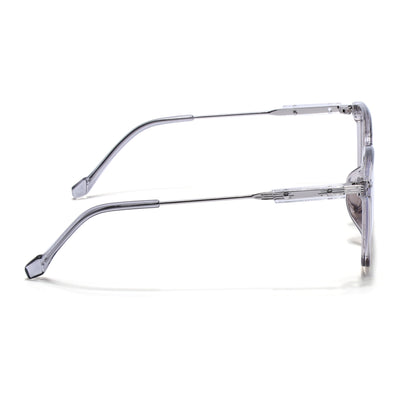 Voyage Grey Square Eyeglasses for Men & Women (TR83022MG3862-C3)