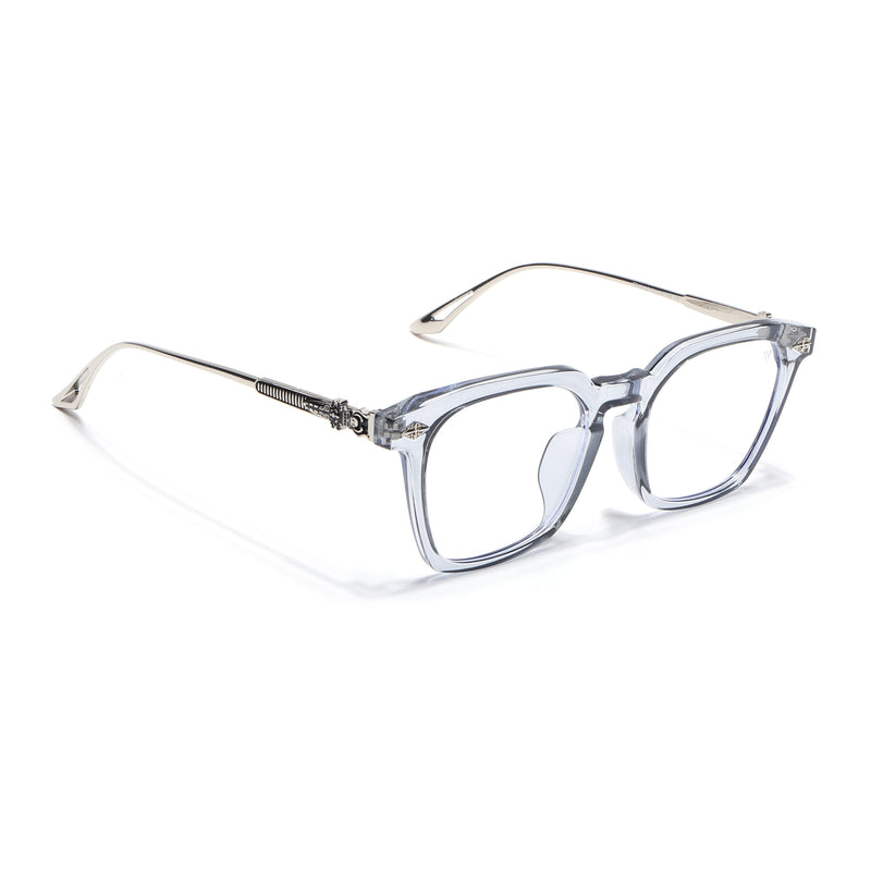 Voyage Blue Square Eyeglasses for Men & Women for Men & Women (TR83025MG3868-C3)