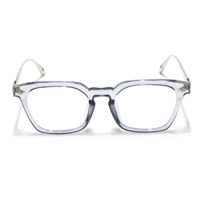 Voyage Blue Square Eyeglasses for Men & Women for Men & Women (TR83025MG3868-C3)