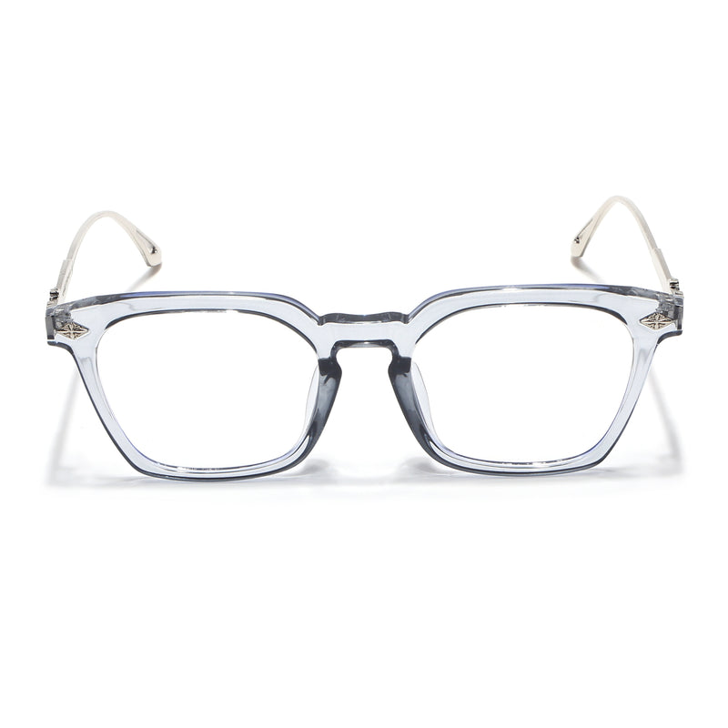 Voyage Blue Square Eyeglasses for Men & Women for Men & Women (TR83025MG3868-C3)