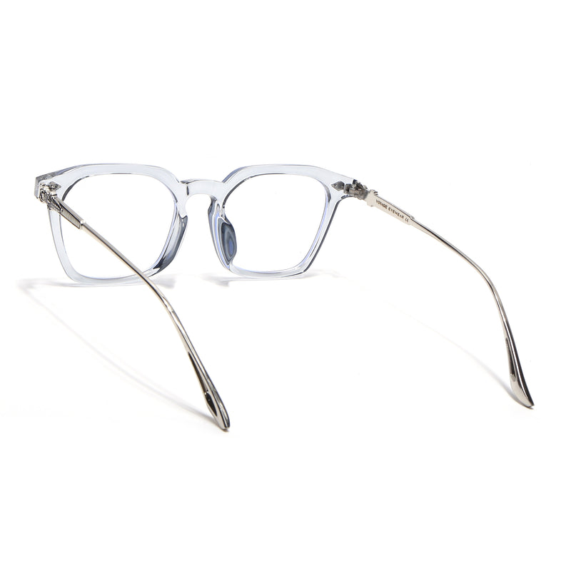 Voyage Blue Square Eyeglasses for Men & Women for Men & Women (TR83025MG3868-C3)