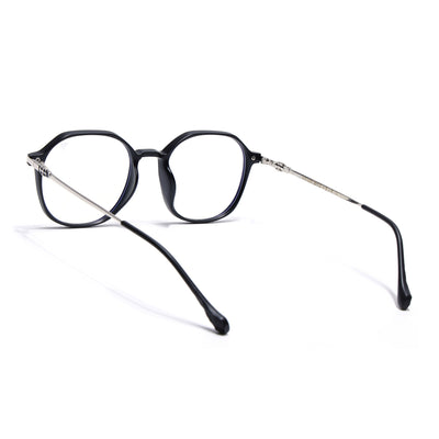 Voyage Glam Matt Black Square Eyeglasses for Men & Women (TR83025MG4672-C5)