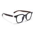 Voyage Black Square Eyeglasses for Men & Women (TR83026MG3854-C1)