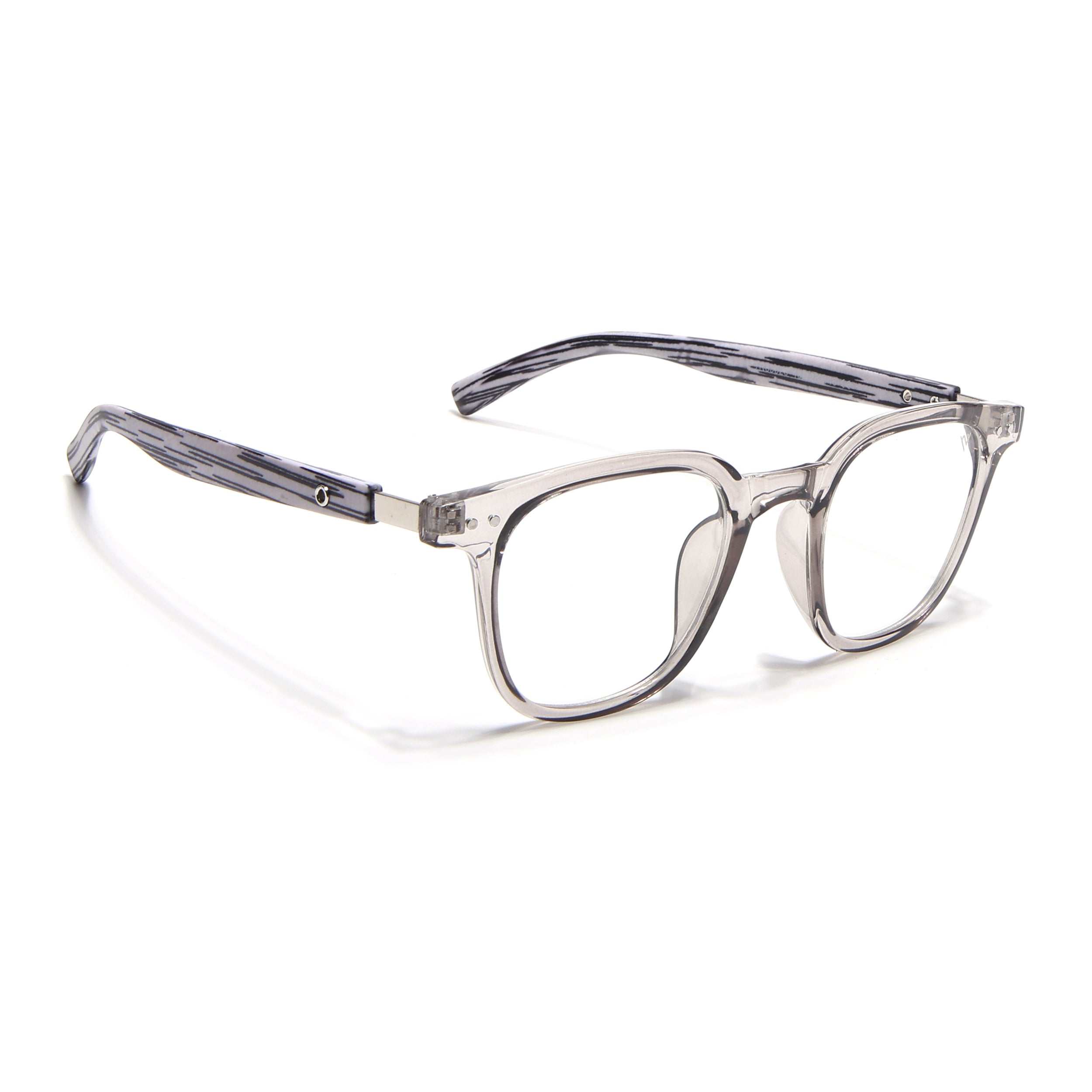 Voyage Grey Square Eyeglasses for Men & Women (TR83026MG3856-C3)