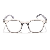 Voyage Grey Square Eyeglasses for Men & Women (TR83026MG3856-C3)