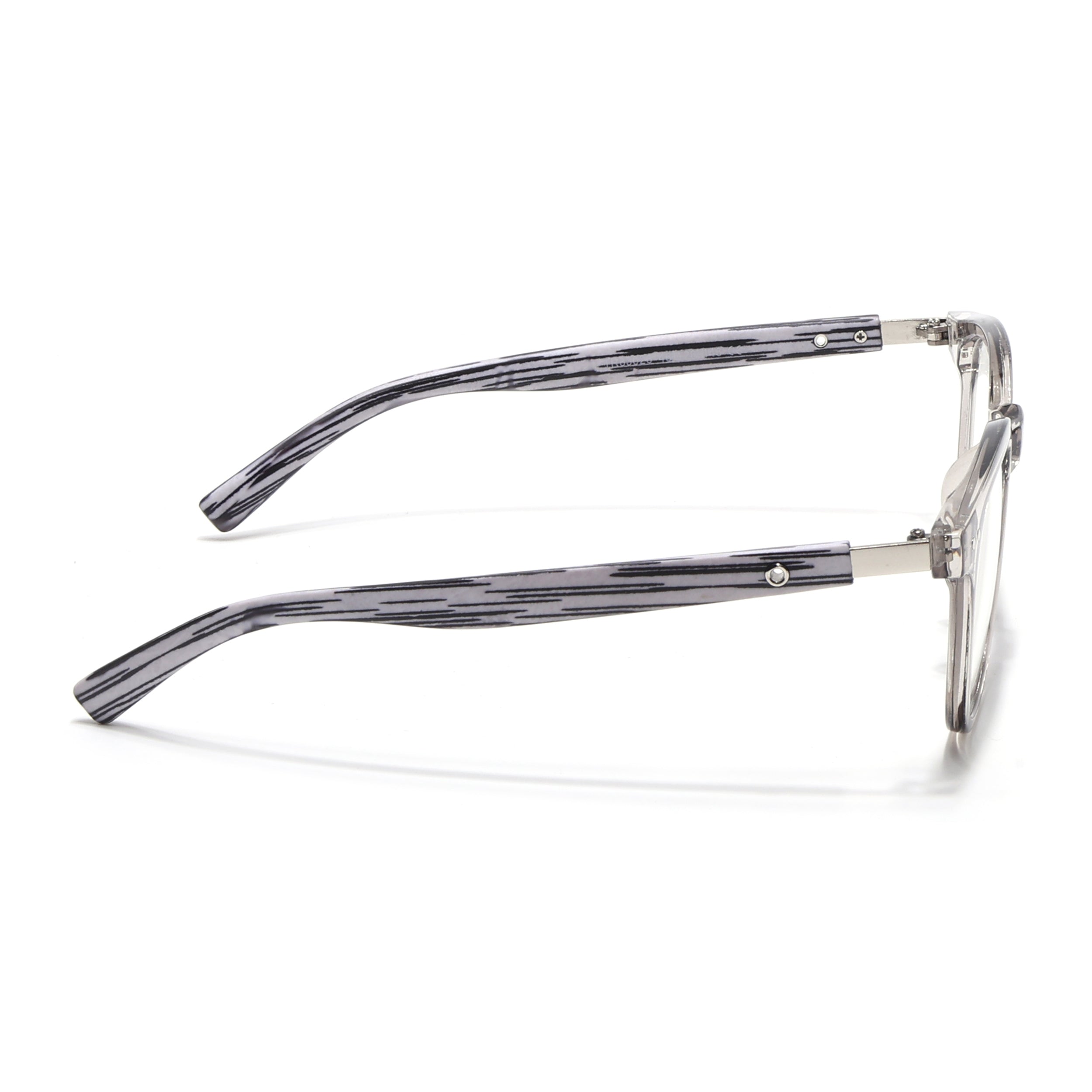 Voyage Grey Square Eyeglasses for Men & Women (TR83026MG3856-C3)