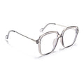 Voyage Glam Grey Oversize Eyeglasses for Men & Women (TR83027MG3852-C3)