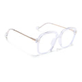 Voyage Glam Clear Oversize Eyeglasses for Men & Women (TR83027MG3853-C4)