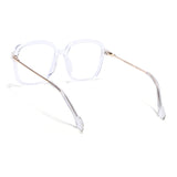 Voyage Glam Clear Oversize Eyeglasses for Men & Women (TR83027MG3853-C4)