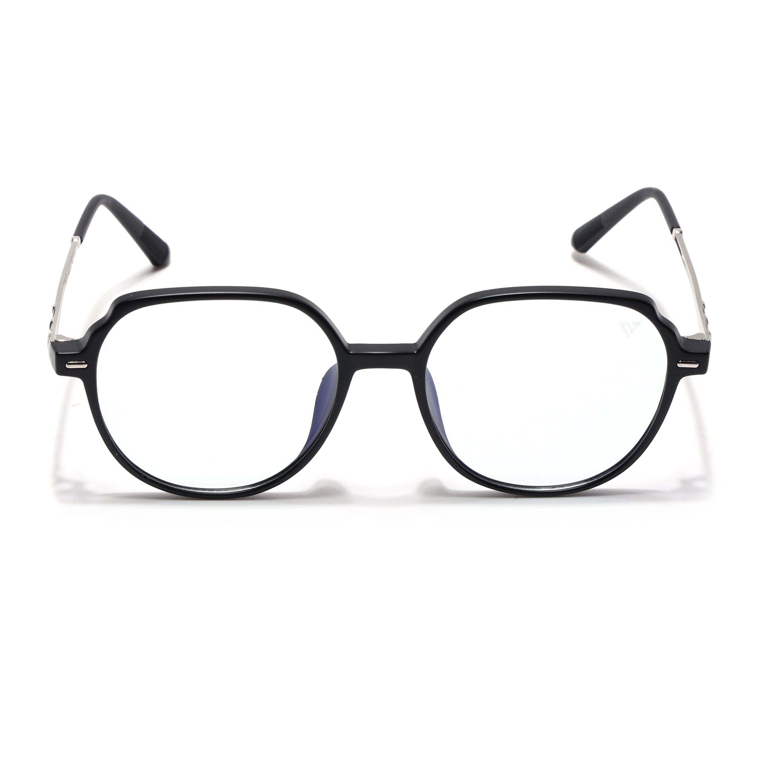 Voyage Glam Matt Black Square Eyeglasses for Men & Women (TR83027MG4679-C6)