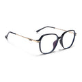 Voyage Glam Shine Black Square Eyeglasses for Men & Women (TR83036MG4834-C1)