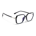 Voyage Glam Matt Black Square Eyeglasses for Men & Women (TR83040MG4684-C4)
