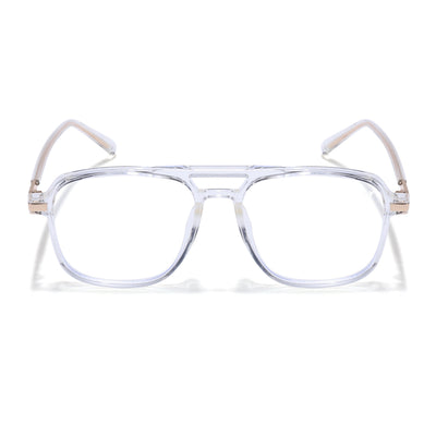Voyage Maverick Transparent Wayfarer Eyeglasses for Men & Women (TR83045MG4709-C6)