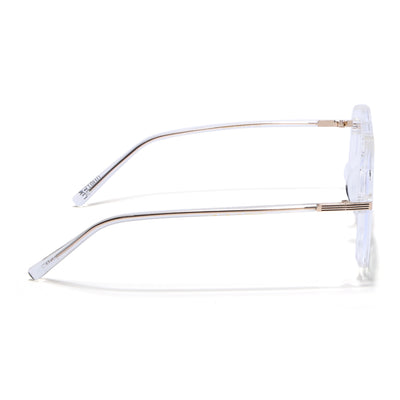 Voyage Maverick Transparent Wayfarer Eyeglasses for Men & Women (TR83045MG4709-C6)