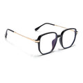 Voyage Black Square Eyeglasses for Men & Women (TR83054MG4966-C1)