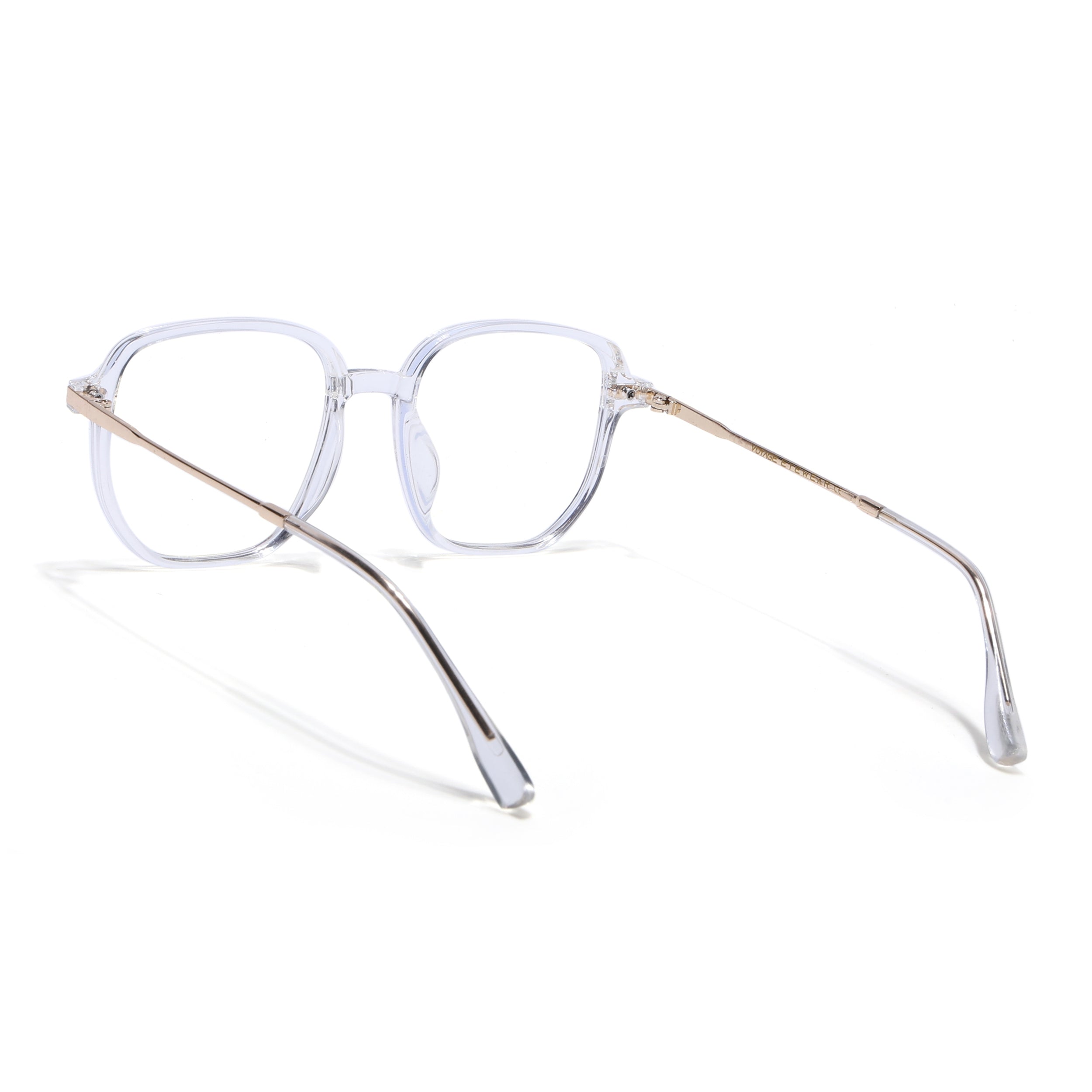 Voyage Transparent Square Eyeglasses for Men & Women (TR83054MG4968-C3)