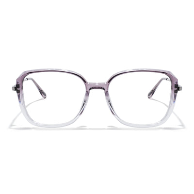 Voyage Light Purple & Clear Square Eyeglasses for Men & Women (TR83061MG5842-C4)